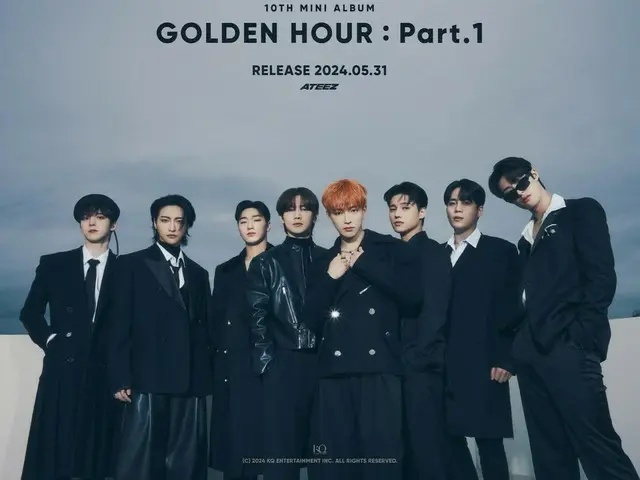 《ATEEZ》公開新專輯《GOLDEN HOUR: Part.1》全部概念照…陽剛性感美