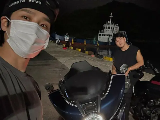 演員安寶賢看起來很酷...騎自行車去濟州島，這是他的願望清單