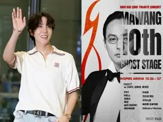 「BTS」J-HOPE透過視訊致函迎接已故申海哲出道10週年紀念公演