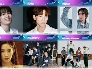 《SUPERSOUND FESTIVAL》Rain (Pi)＆「SHINee」溫流＆「RedVelvet」IRENE等第二陣容公開