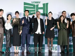 [照片] 河正宇、SUPER JUNIOR 成員 Siwon、車珠妍等電影《Lobby》主要演員出席製作報告會