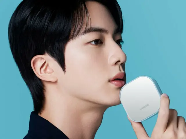 Laneige 推出的以防彈少年團 JIN 為主題的新產品在 Olive Young 中排名第一