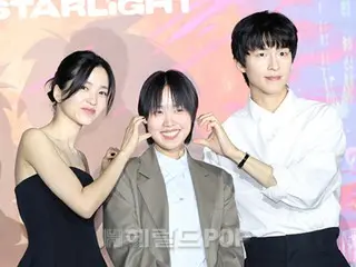 [照片] 金泰梨和洪慶出席 Netflix 首部韓國動畫電影《你在那顆星星裡》的新聞預告和新聞發布會。