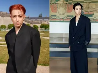 ATEEZ 的 Hongjoong 和 Seonghwa 在巴黎時裝週上大放異彩