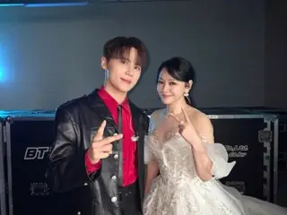 俊秀（Xia）和金敘賢公開合照…兩位音樂明星