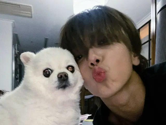 SUPER JUNIOR 藝聲與愛犬 Melo 悲傷告別...發布多張令人難忘的照片