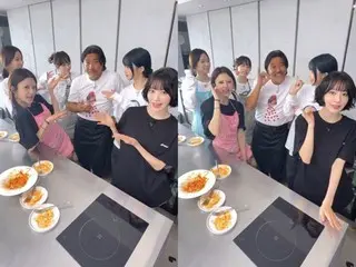 「LE SSERAFIM」攜手主廚Edward Lee打造「意麵」…內容於今日（16日）發售。