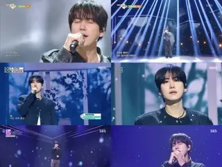圭賢（SUPER JUNIOR）成功完成了歌曲《像初雪一樣》的音樂節目宣傳活動…情感的全景令人回味無窮。